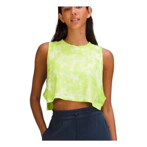 Lululemon All Yours Neon Tie Dye Crop AthleticTop